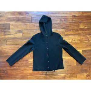 Classiques Entier Jacket Size Medium Women's Black Blazer Wool Long Nordstroms M